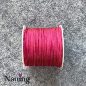 Selyem ékszerzsinór - 0,8mm - magenta