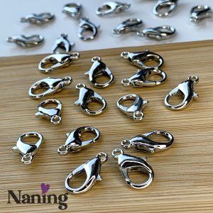 Delfinkapocs - 14mm - nikkelszín