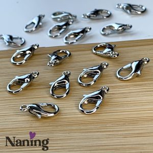 Delfinkapocs - 12mm - nikkelszín