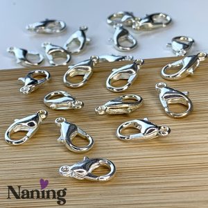 Delfinkapocs - 12mm - ezüst