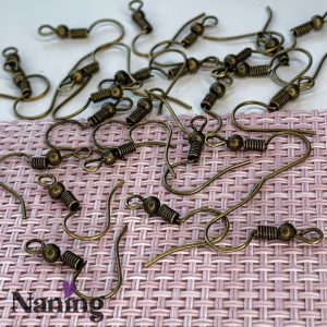 Fülbevaló alap - bronz