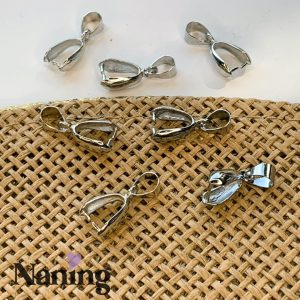 Medáltartó - 22x8mm - nikkel színű