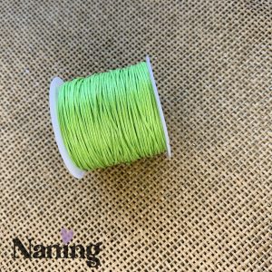 Viaszolt zsinór - 1mm - pisztácia - 1m